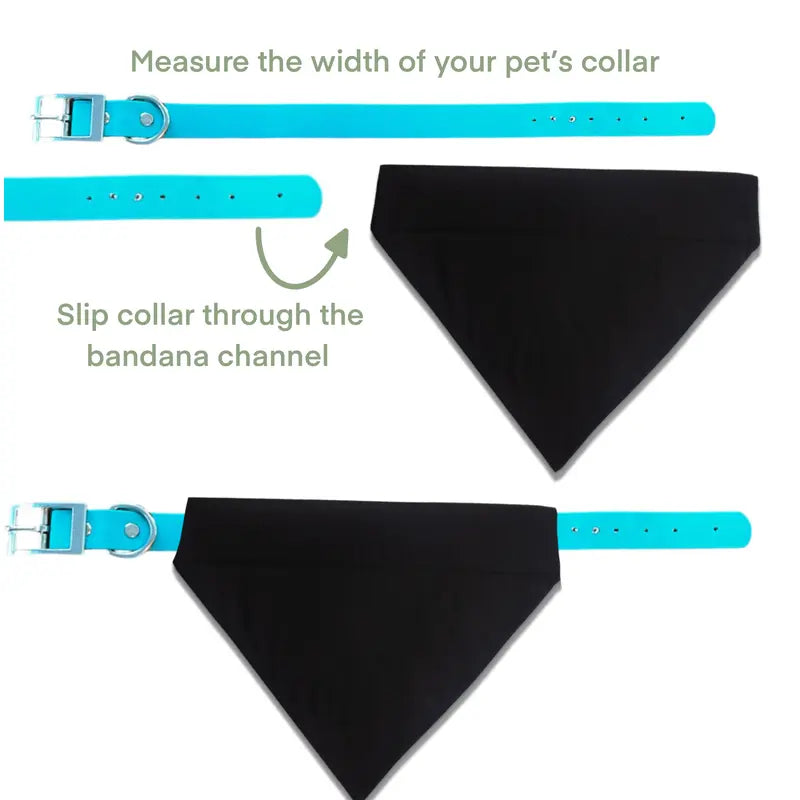 Wishful Wags Football Slip on Dog Bandana - Cute Dog Accessories