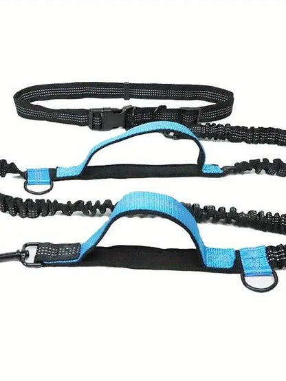 Strong Dog Leash, Solid Color Portable Dog Traction Rope with Reflective Stripe, Adjustable Dog Walking Tool, Pet Supplies, Summer Dog Accessories