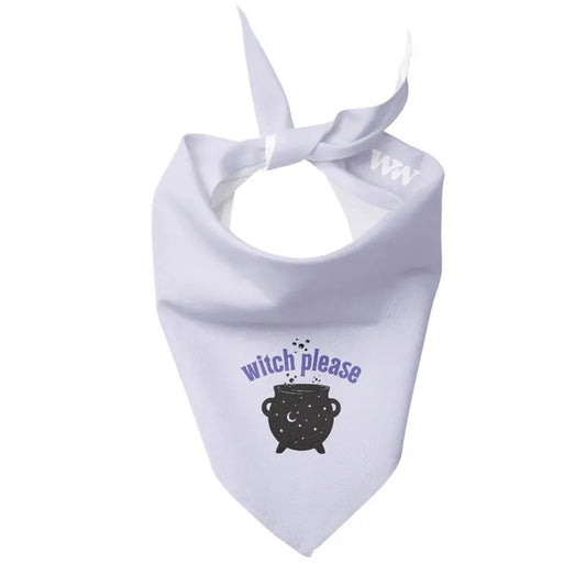 Witch Please One Size Fits All Dog Bandana