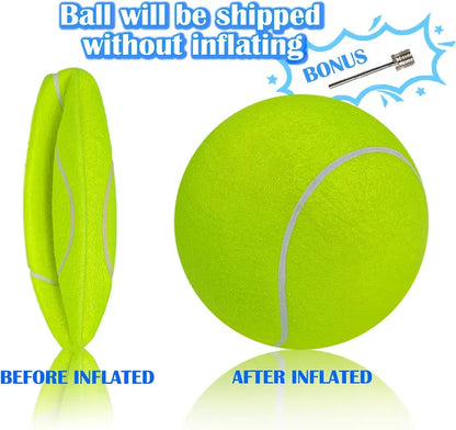 Enhance Your Bond with Fido: 1Pc Pet Tennis Ball - a 24Cm/9.5In Dog Tennis Ball Thrower for Engaging Training and Interactive Dog Playtime