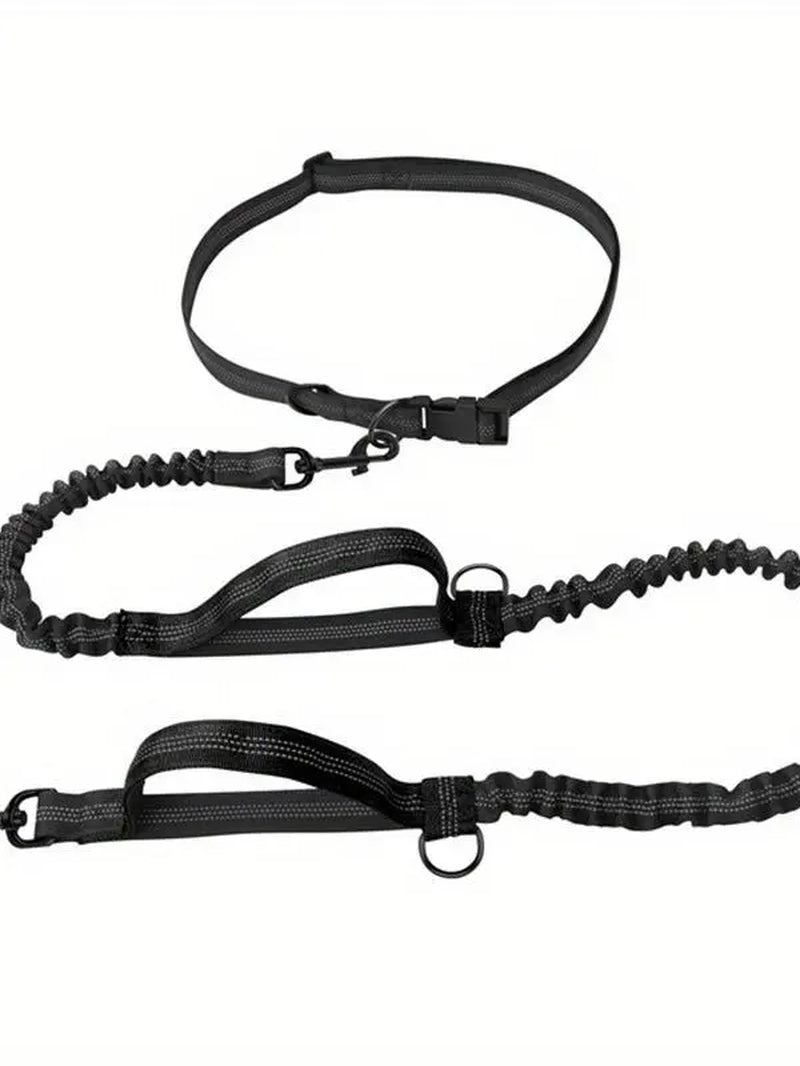 Strong Dog Leash, Solid Color Portable Dog Traction Rope with Reflective Stripe, Adjustable Dog Walking Tool, Pet Supplies, Summer Dog Accessories