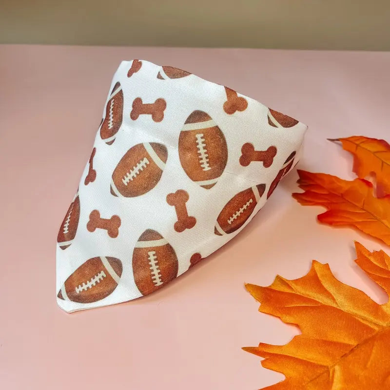 Football Superbowl Sports Dog Bandana / Dog Costume / over the Collar/ Dog Gift / Dog Mom / Custom / Gift for Pets