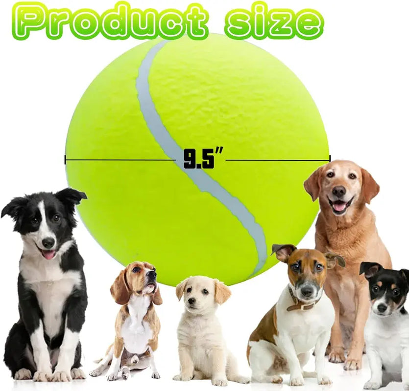 Enhance Your Bond with Fido: 1Pc Pet Tennis Ball - a 24Cm/9.5In Dog Tennis Ball Thrower for Engaging Training and Interactive Dog Playtime