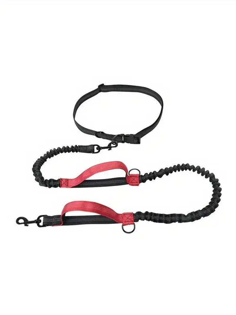 Strong Dog Leash, Solid Color Portable Dog Traction Rope with Reflective Stripe, Adjustable Dog Walking Tool, Pet Supplies, Summer Dog Accessories