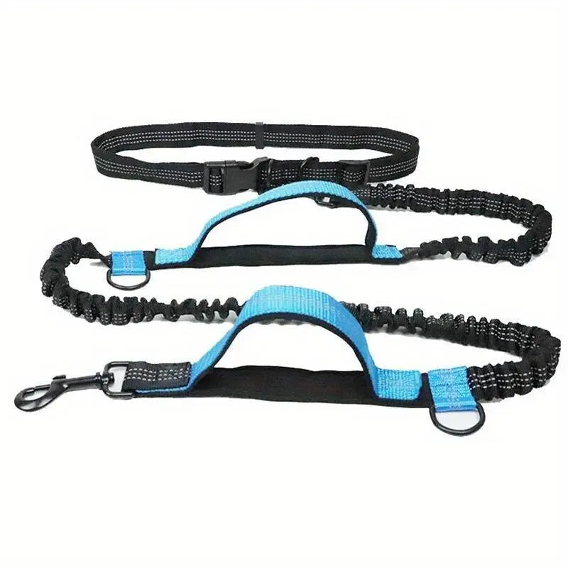 Strong Dog Leash, Solid Color Portable Dog Traction Rope with Reflective Stripe, Adjustable Dog Walking Tool, Pet Supplies, Summer Dog Accessories